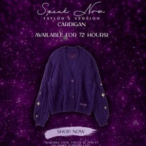 Taylor Swift Speak Now Cardigan